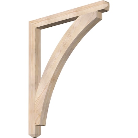 Ekena Millwork Thorton Craftsman Smooth Bracket, Douglas Fir, 3 1/2"W x 40"D x 48"H BKT04X40X48THR04SDF